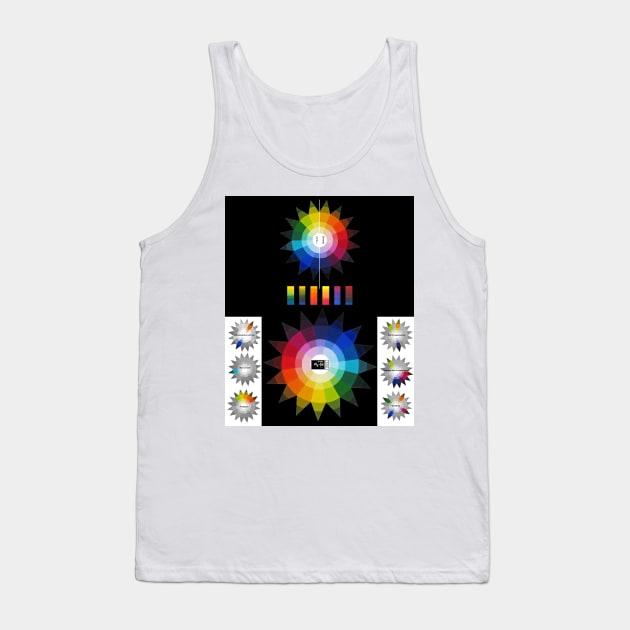 Arts Tree colour wheel apron Tank Top by degillett